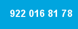 922 016 81 78 922 016 81 78